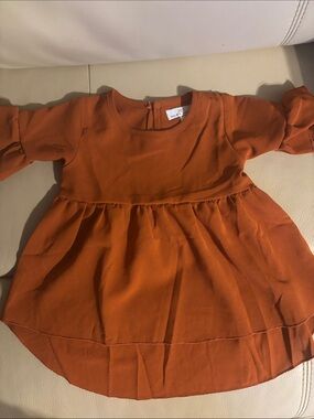 Rust colored dress